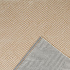 Tapis intérieur poils en relief beige Nazar rugs