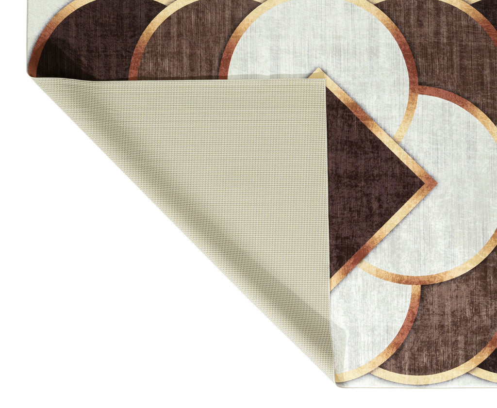Tapis lavable motif graphique Nazar rugs