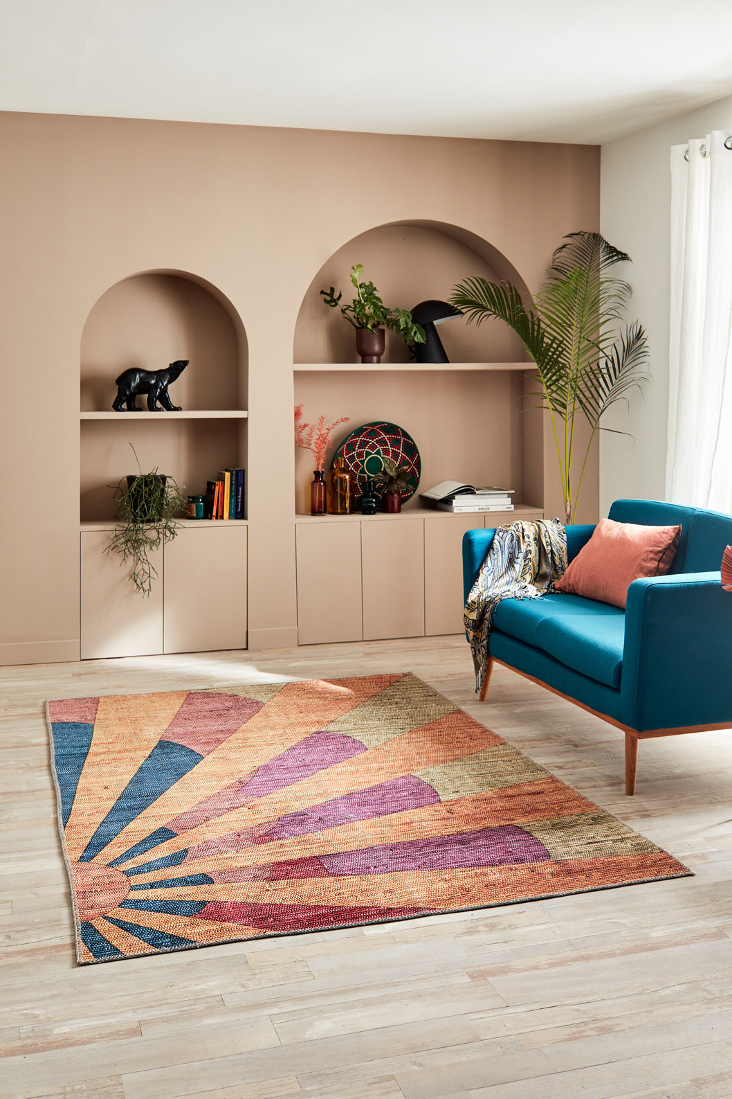 Tapis lavable multicolore Nazar rugs