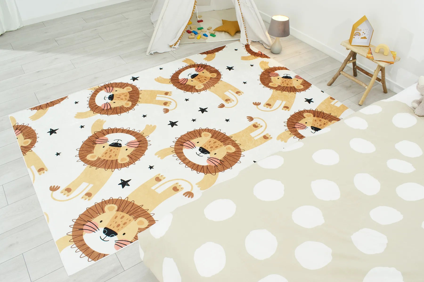 Tapis lion bébé Nazar rugs