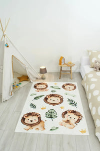 Tapis lion jungle Nazar rugs