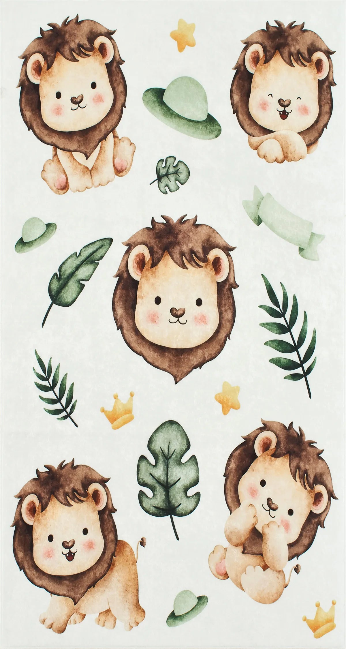 Tapis lion jungle Nazar rugs