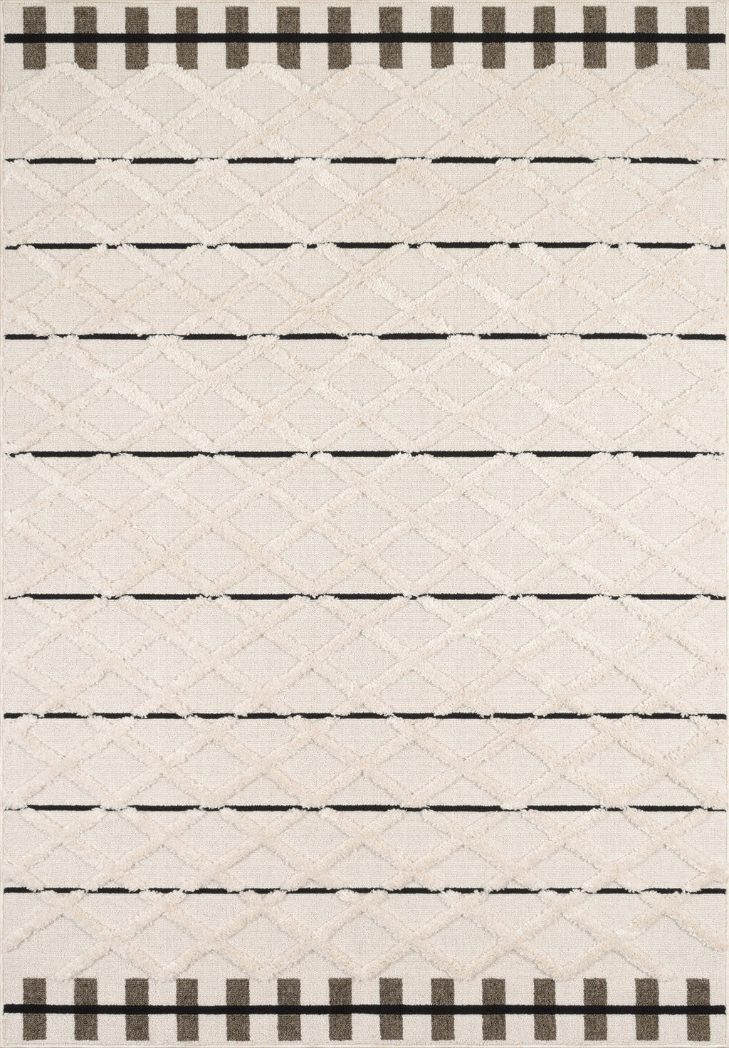 Tapis losange en 3d Nazar rugs