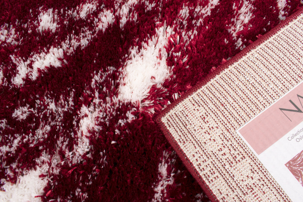 Types Rouge Tapis moderne design rouge – Nazar rugs
