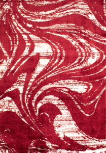 Tapis moderne design rouge Nazar rugs