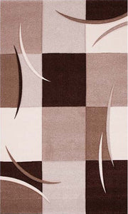 Tapis moderne géométrique beige Nazar rugs