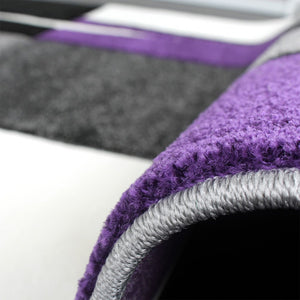 Tapis moderne géométrique violet Nazar rugs