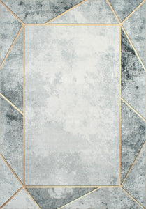 Tapis moderne motif doré Nazar rugs
