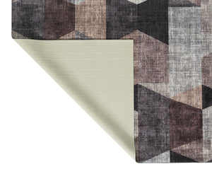 Tapis moderne motif graphique Nazar rugs