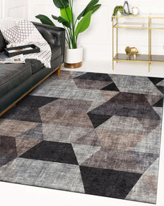 Tapis moderne motif graphique Nazar rugs