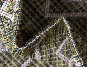 Tapis motif aztèque vert indoor/ outdoor Nazar rugs