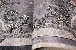 Tapis motif baroque rose, style moderne Nazar rugs