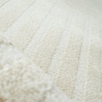 Tapis motif en relief crème Nazar rugs