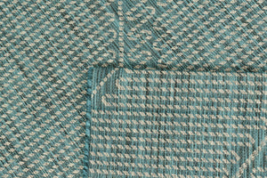 Tapis motifs géométriques turquoise Nazar rugs