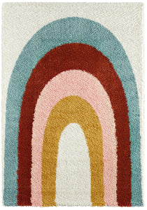Tapis multicolore à motif arc en ciel Nazar rugs