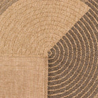 Tapis naturel motif abstrait géométrique Nazar rugs