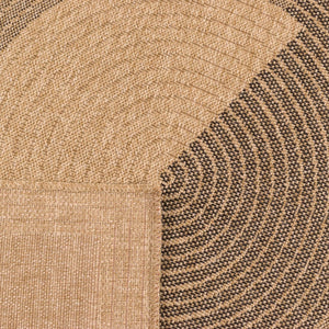 Tapis naturel motif abstrait géométrique Nazar rugs
