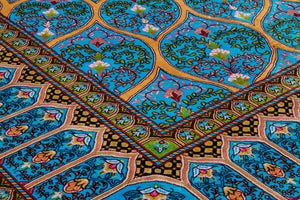 Tapis noué à la main turquoise Nazar rugs