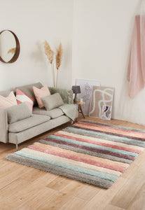 Tapis pastel motif géométrique Nazar rugs