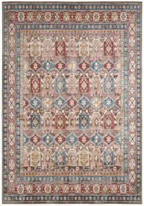 Tapis persan multicolore, style vintage Nazar rugs