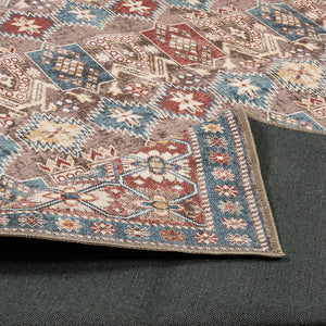 Tapis persan multicolore, style vintage Nazar rugs