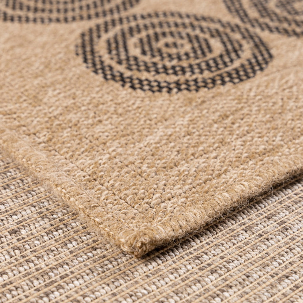 Tapis retangle jute Nazar rugs