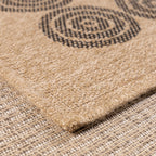 Tapis retangle jute Nazar rugs