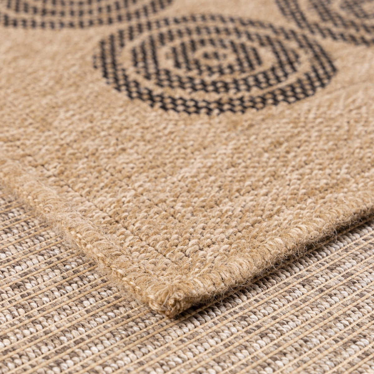 Tapis retangle jute Nazar rugs
