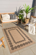 Tapis retangle jute Nazar rugs