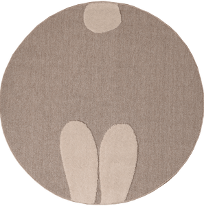 Tapis rond enfant motif lapin Nazar rugs