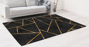 Tapis scandinave motif graphique Nazar rugs