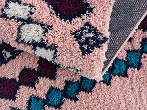 Tapis shaggy rose Nazar rugs