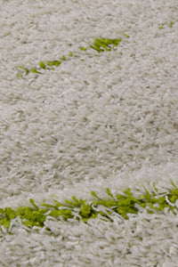 Tapis shaggy vert Nazar rugs