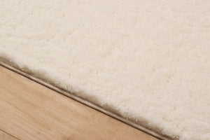 Tapis uni style moderne blanc Nazar rugs