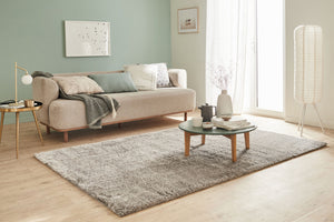 Tapis uni style moderne gris Nazar rugs