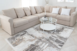 Tapis vintage beige effet délavé Nazar rugs
