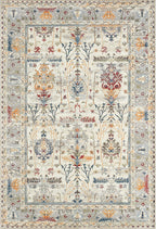 Tapis vintage lavable crème Nazar rugs