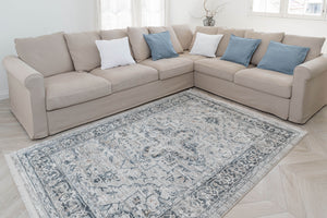 Tapis vintage motif médaillon Nazar rugs