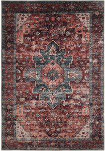 Tapis vintage rouge Nazar rugs