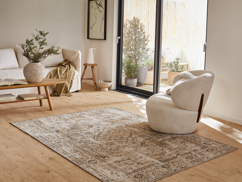 Tapis vintage vert Nazar rugs