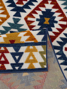 tapis extérieur motifs géométriques Nazar rugs